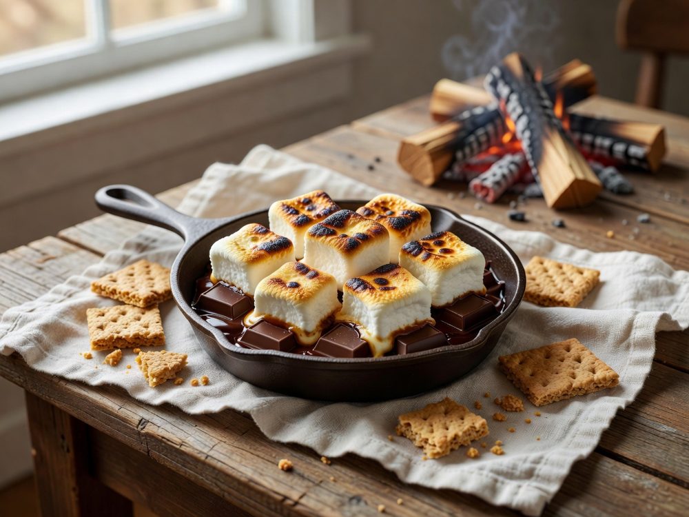 Honey marshmallow s'mores